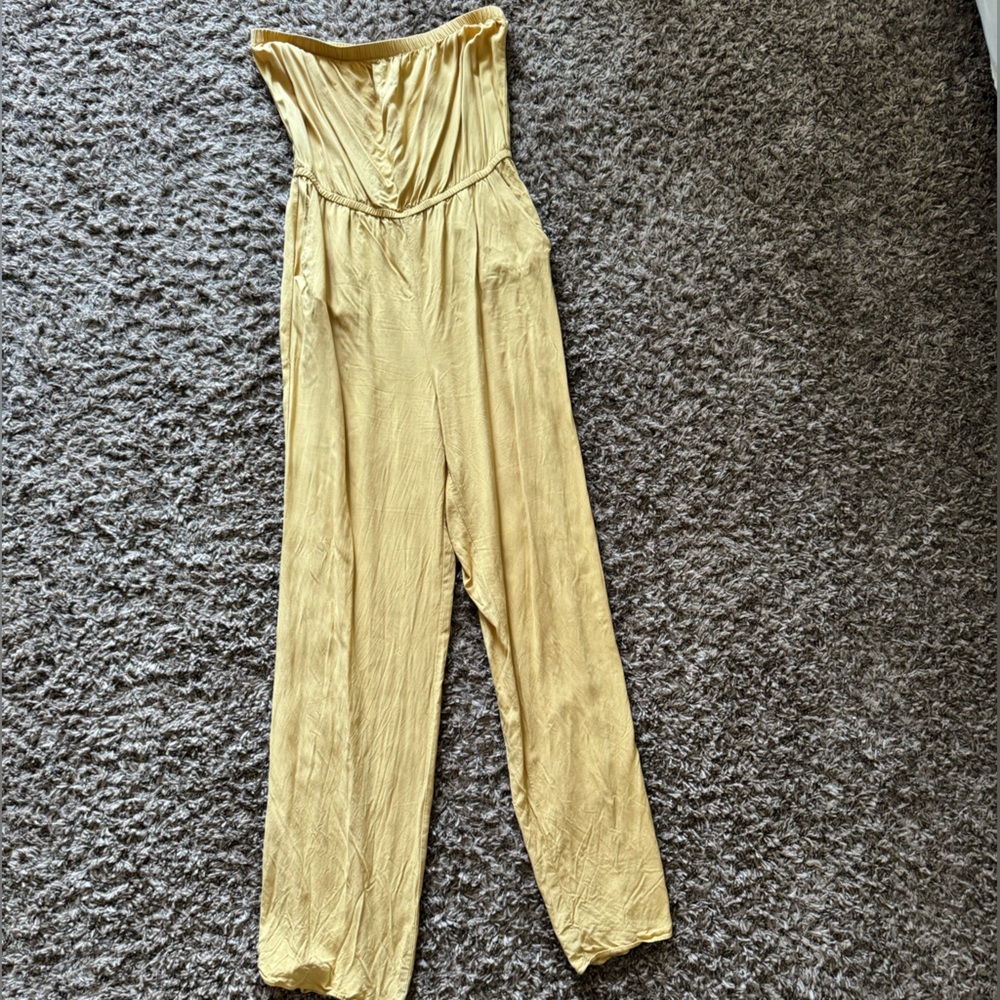 Size M Forever 21 Strapless Jumpsuit